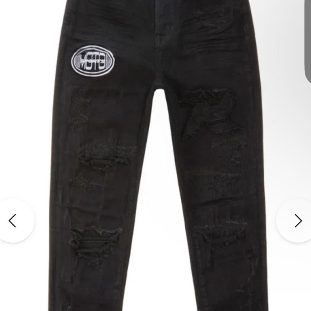 Black Distressed Women/Mens HighRise Skinny Jeans Curvy Fit